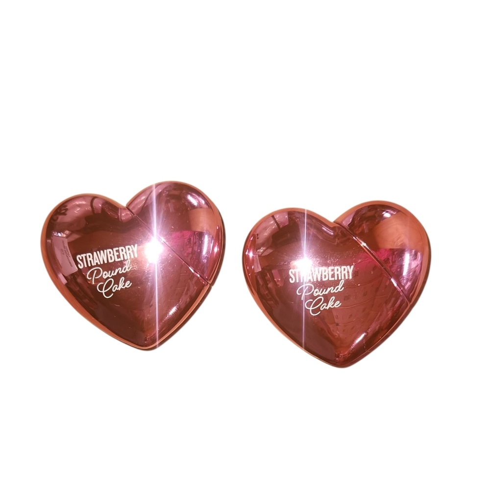 Bath & Body Works Strawberry Pound Cake Lip Oil Set Of Two